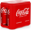 Coca Cola Carbonated Soft Drink Can 330 ml x 6 x 4