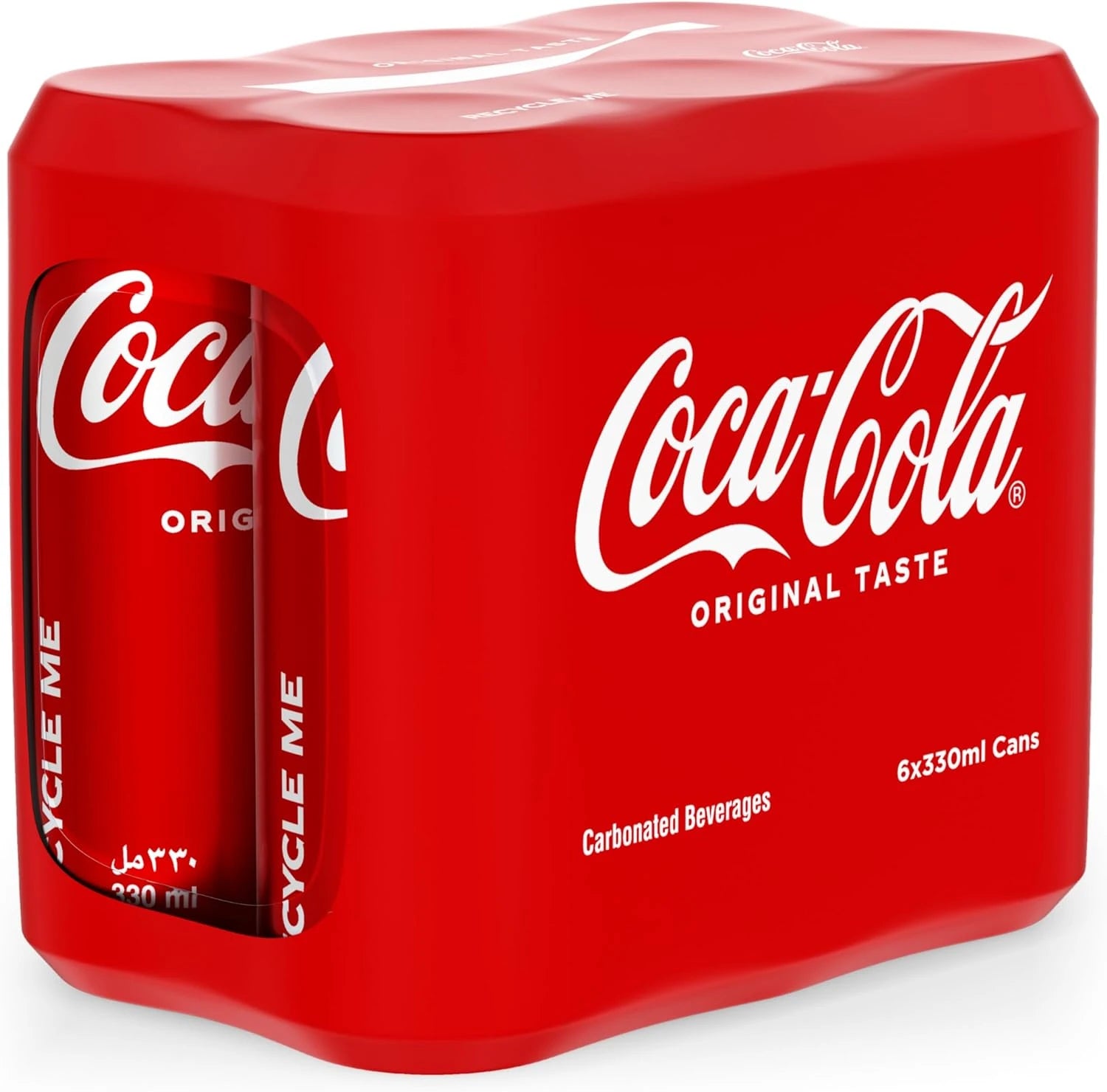 Coca Cola Carbonated Soft Drink Can 330 ml x 6 x 4