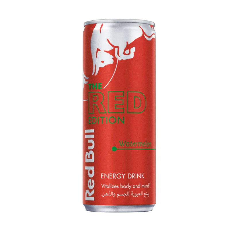 Red Bull The Red Edition Energy Drink Watermelon Cans - (24x250ml