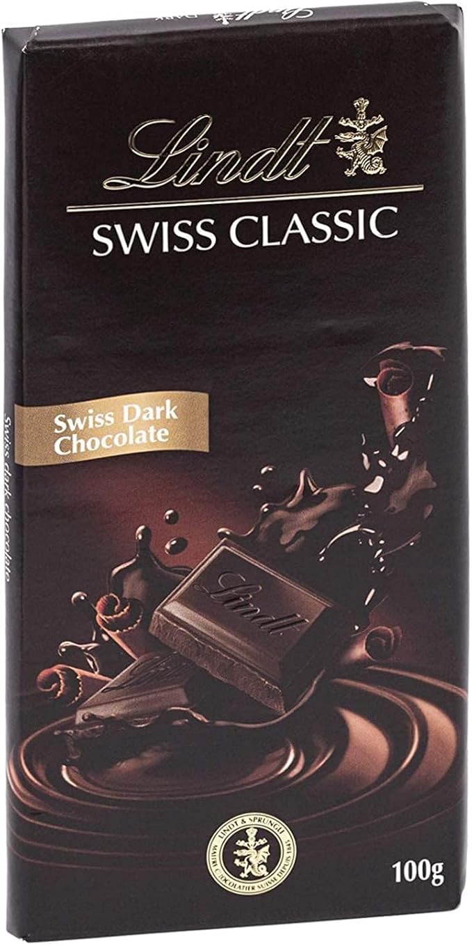Lindt Swiss Classic Dark Chocolate - 100g