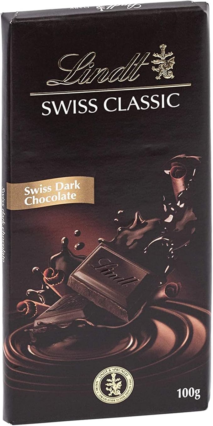 Lindt Swiss Classic Dark Chocolate - 100g