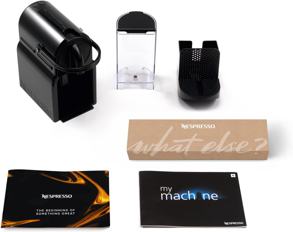 NESPRESSO INISSIA D40 220-240V 50/60 Hz 1150-1260W BLACK- Style: Inissia Black