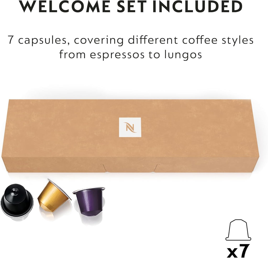 NESPRESSO INISSIA D40 220-240V 50/60 Hz 1150-1260W BLACK- Style: Inissia Black