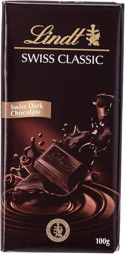 Lindt Swiss Classic Dark Chocolate - 100g