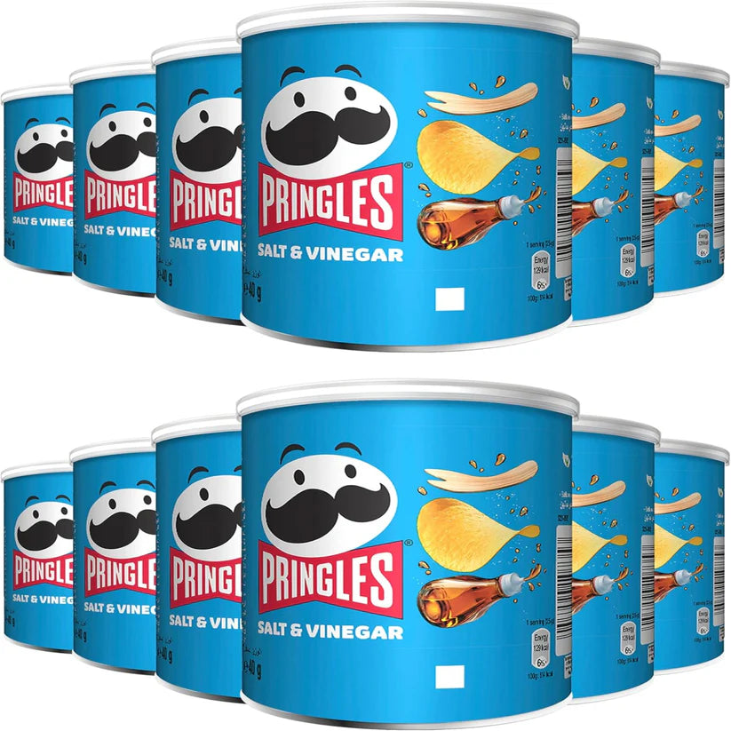 Pringles Salt & Vinegar - (12x40g)