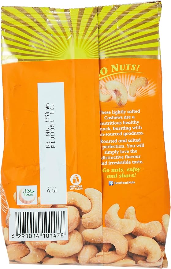 BEST SALTED CASHEWS BAG 150GM