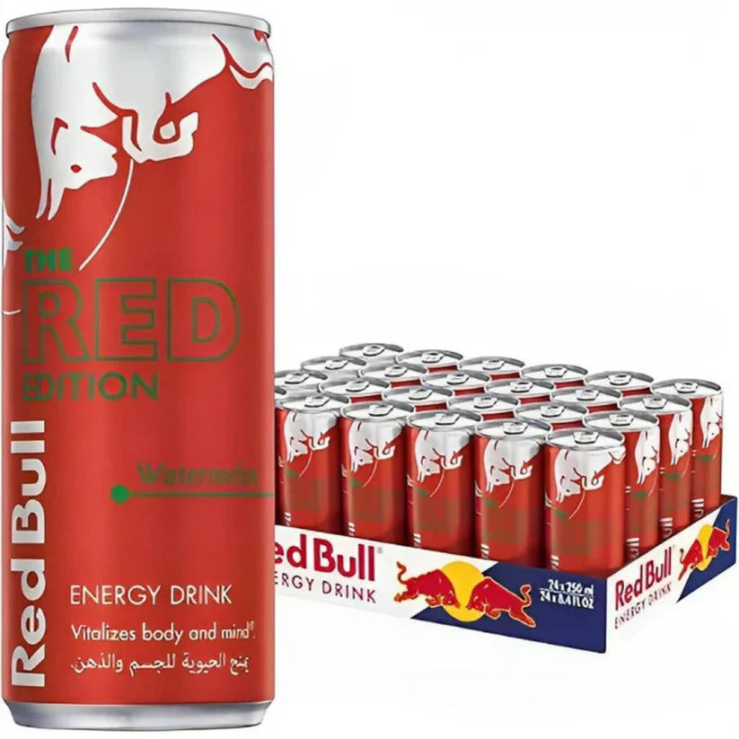 Red Bull The Red Edition Energy Drink Watermelon Cans - (24x250ml